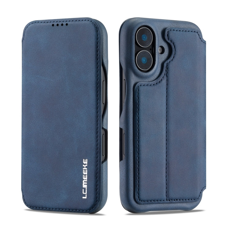 For iPhone 15 LC.IMEEKE Hon Ancient Series Flip Leather Phone Case