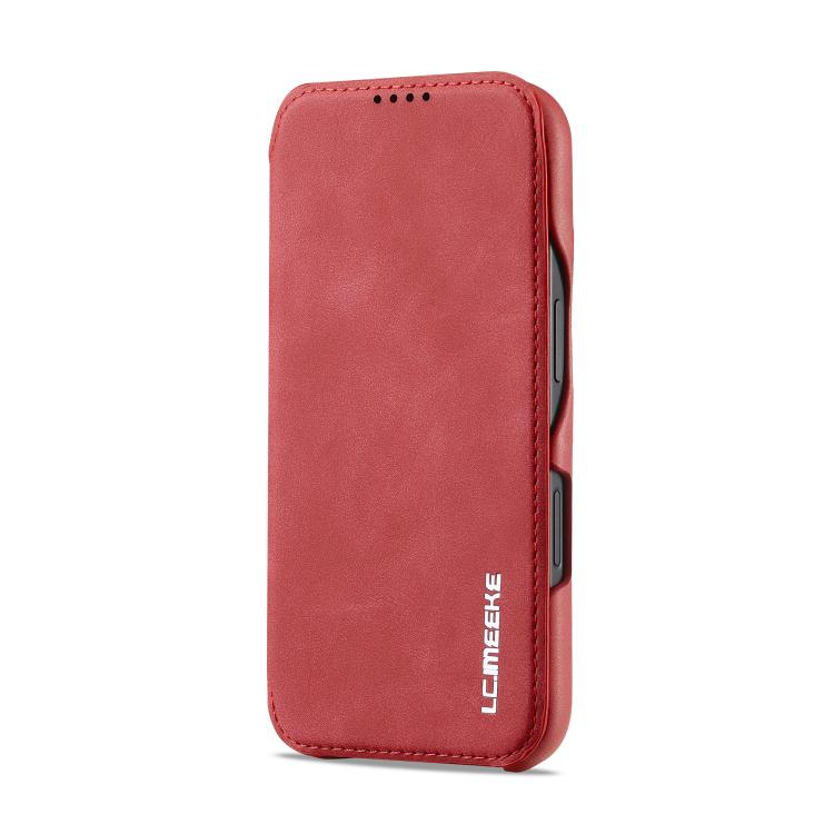For iPhone 17 LC.IMEEKE Hon Ancient Series Flip Leather Phone Case