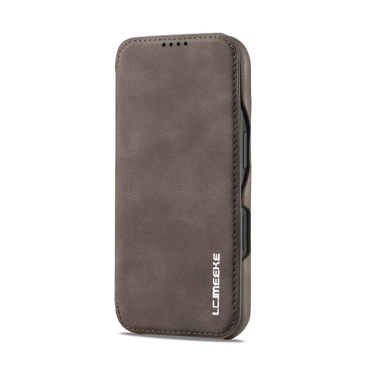 For iPhone 17 LC.IMEEKE Hon Ancient Series Flip Leather Phone Case
