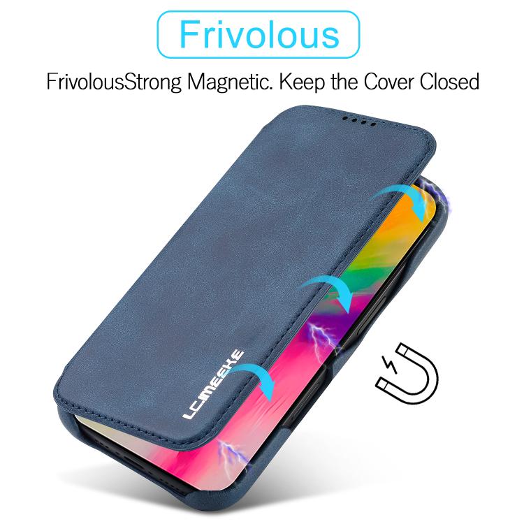 For iPhone 17 LC.IMEEKE Hon Ancient Series Flip Leather Phone Case
