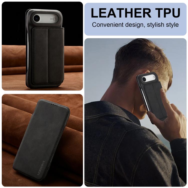 For iPhone Air LC.IMEEKE Hon Ancient Series Flip Leather Phone Case
