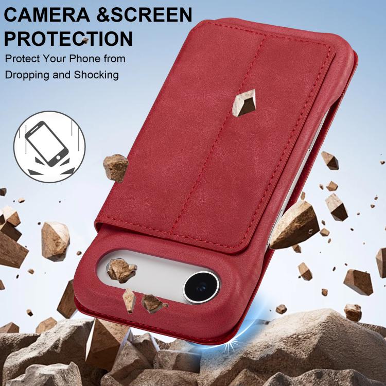 For iPhone Air LC.IMEEKE Hon Ancient Series Flip Leather Phone Case