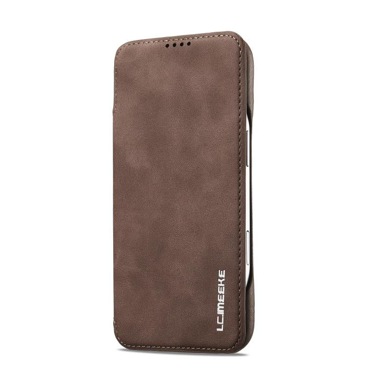For iPhone Air LC.IMEEKE Hon Ancient Series Flip Leather Phone Case