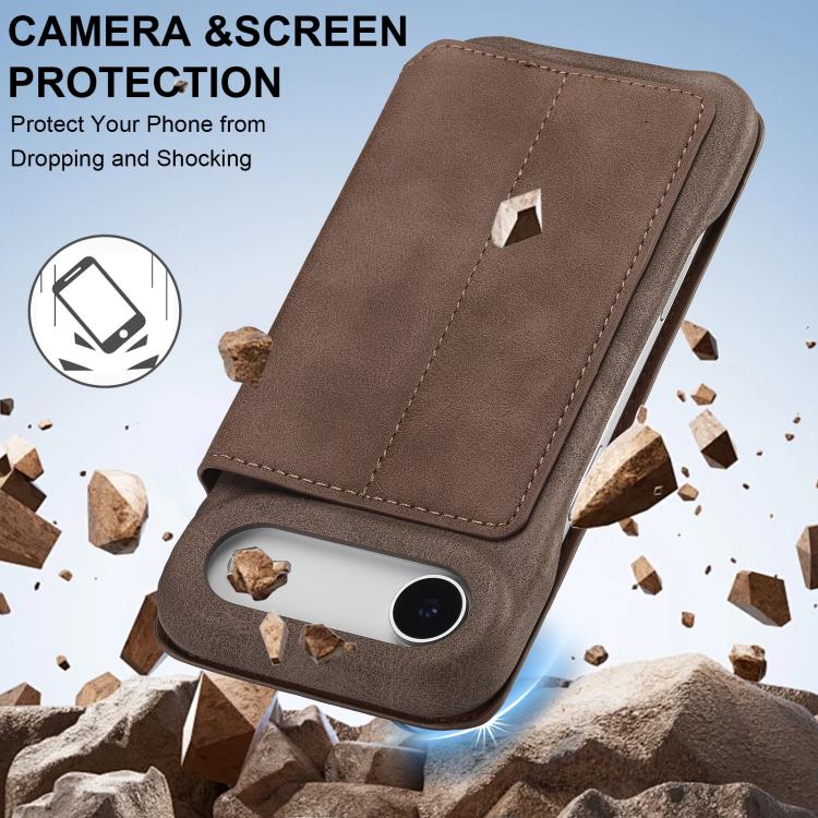 For iPhone Air LC.IMEEKE Hon Ancient Series Flip Leather Phone Case