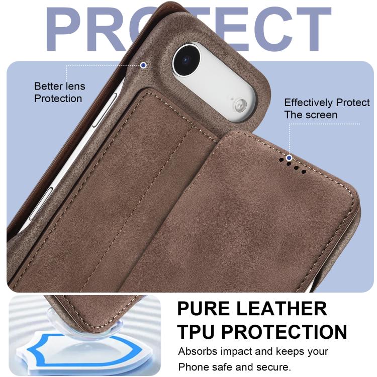 For iPhone Air LC.IMEEKE Hon Ancient Series Flip Leather Phone Case