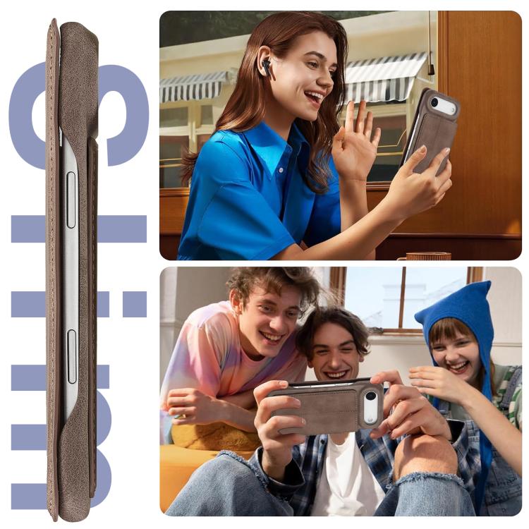 For iPhone Air LC.IMEEKE Hon Ancient Series Flip Leather Phone Case
