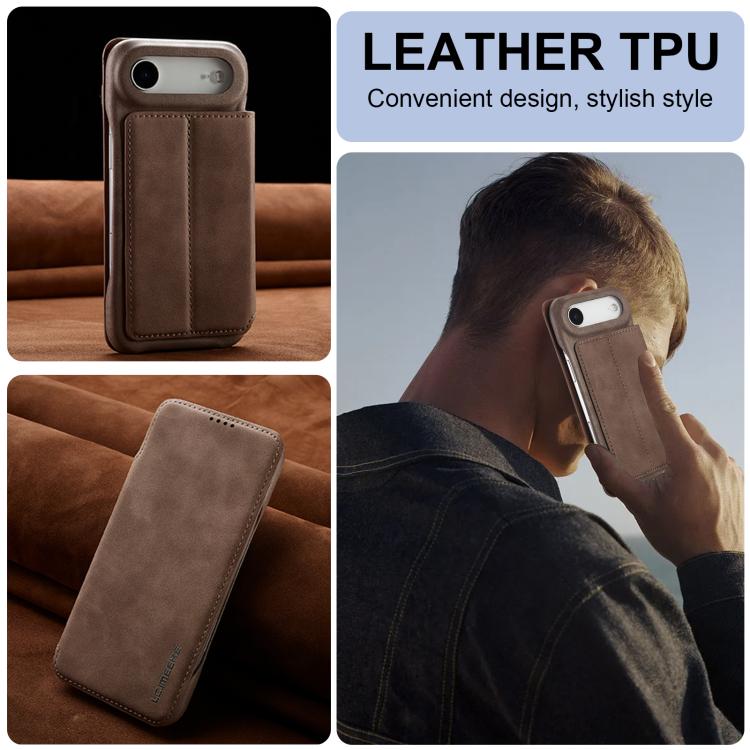 For iPhone Air LC.IMEEKE Hon Ancient Series Flip Leather Phone Case