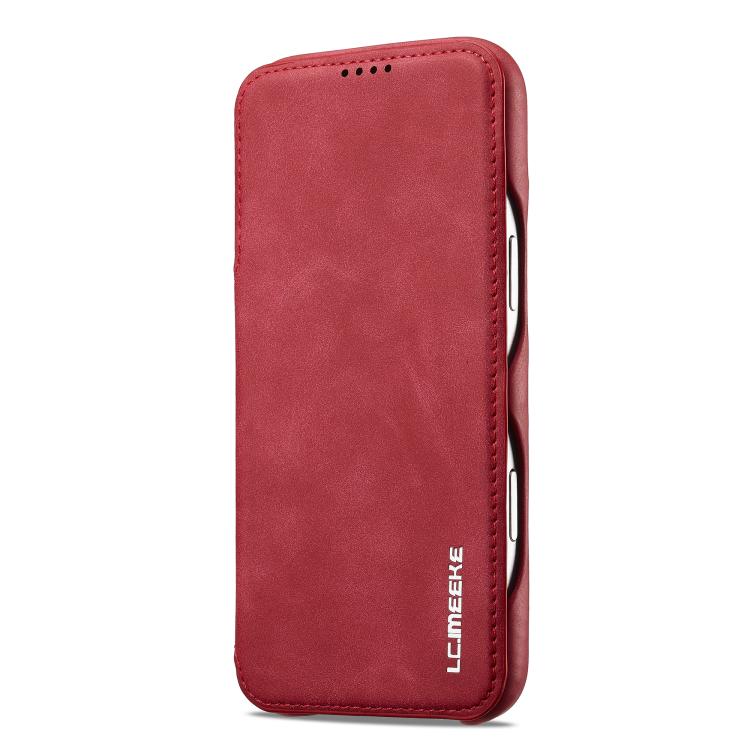 For iPhone 17 Pro Max LC.IMEEKE Hon Ancient Series Flip Leather Phone Case