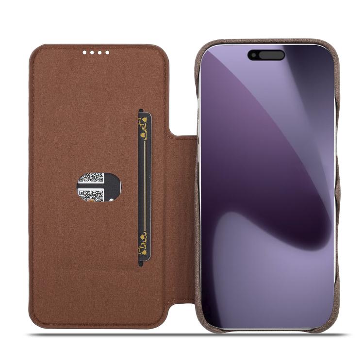 For iPhone 17 Pro Max LC.IMEEKE Hon Ancient Series Flip Leather Phone Case