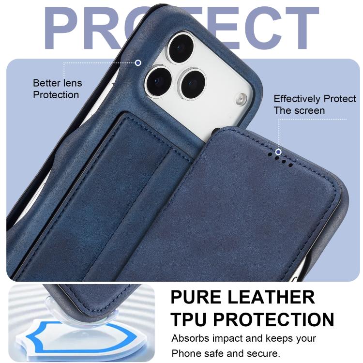 For iPhone 17 Pro Max LC.IMEEKE Hon Ancient Series Flip Leather Phone Case