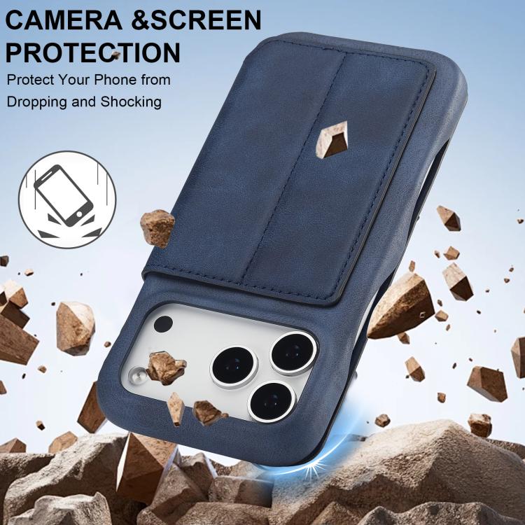 For iPhone 17 Pro Max LC.IMEEKE Hon Ancient Series Flip Leather Phone Case