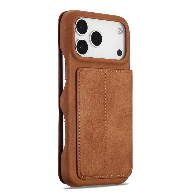 For iPhone 17 Pro Max LC.IMEEKE Hon Ancient Series Flip Leather Phone Case