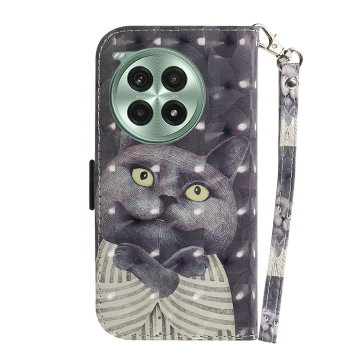 For OnePlus Ace 3 Pro 3D Colored Flip Leather Phone Case