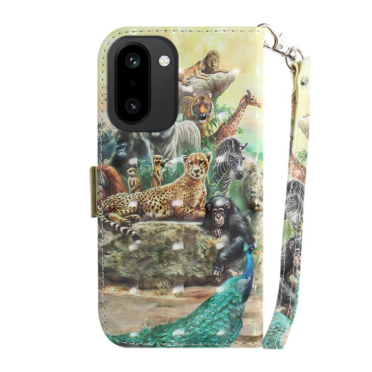 For OnePlus 15R / Ace 6 / Ace 6T 3D Colored Flip Leather Phone Case