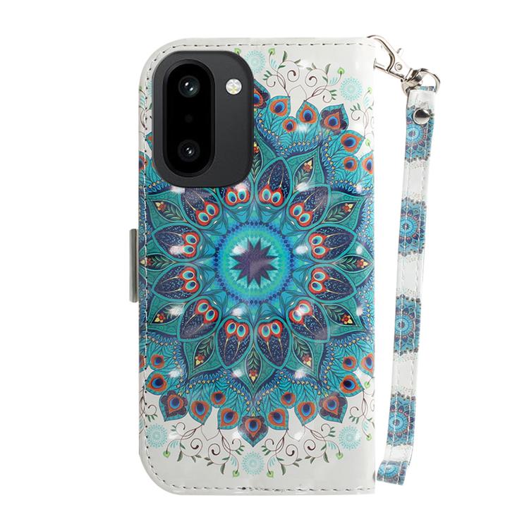 For OnePlus 15R / Ace 6 / Ace 6T 3D Colored Flip Leather Phone Case