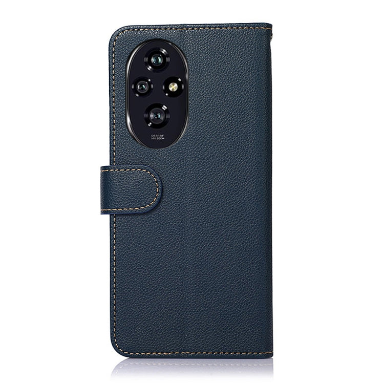 For Honor 200 Pro 5G KHAZNEH Litchi Texture Leather RFID Phone Case