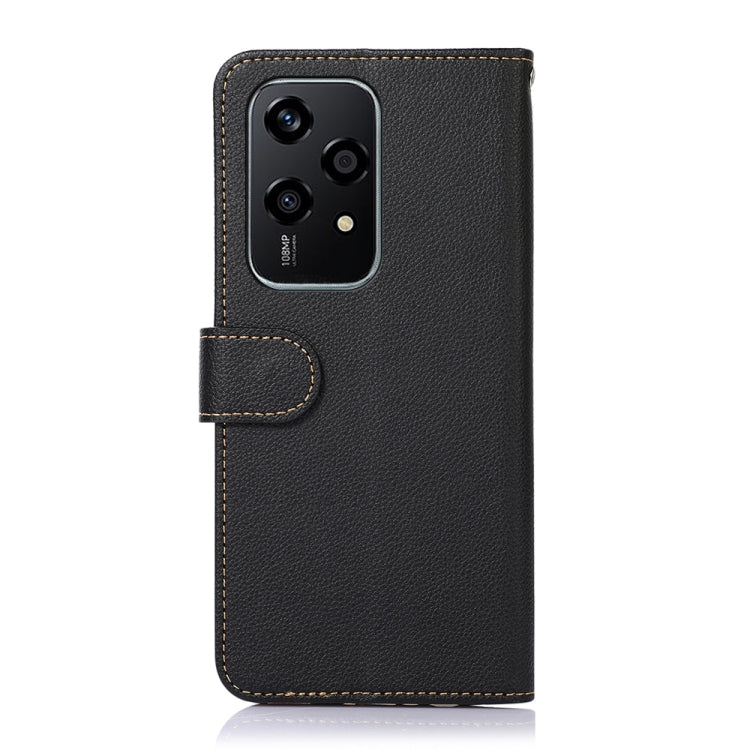For Honor 200 Lite Global KHAZNEH Litchi Texture Leather RFID Phone Case
