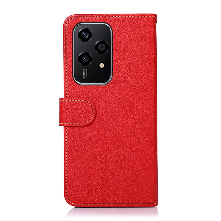 For Honor 200 Lite Global KHAZNEH Litchi Texture Leather RFID Phone Case