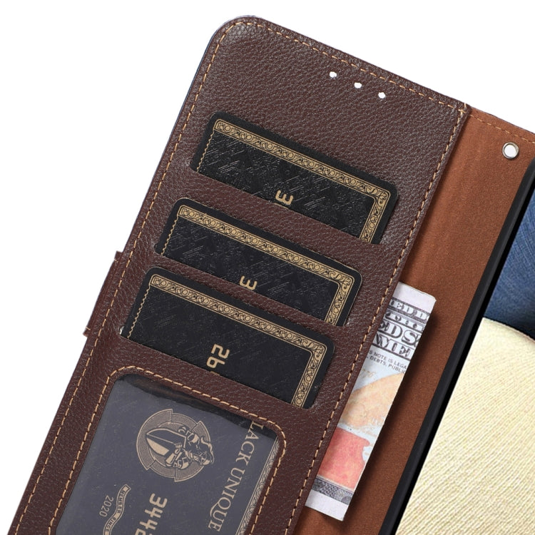 For Honor 200 Lite Global KHAZNEH Litchi Texture Leather RFID Phone Case