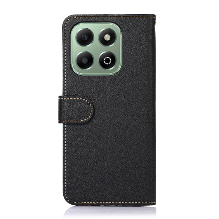 For Honor X6b KHAZNEH Litchi Texture Leather RFID Phone Case