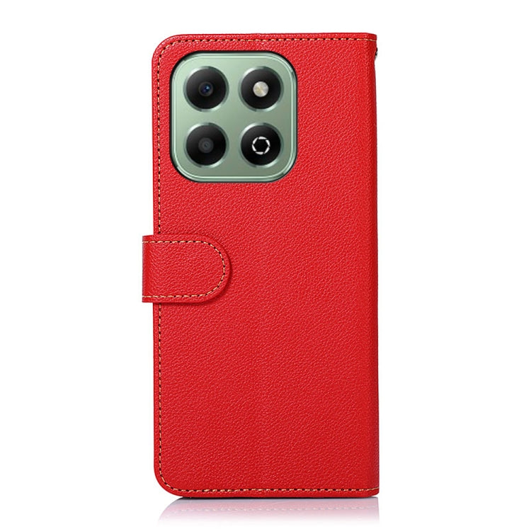 For Honor X6b KHAZNEH Litchi Texture Leather RFID Phone Case