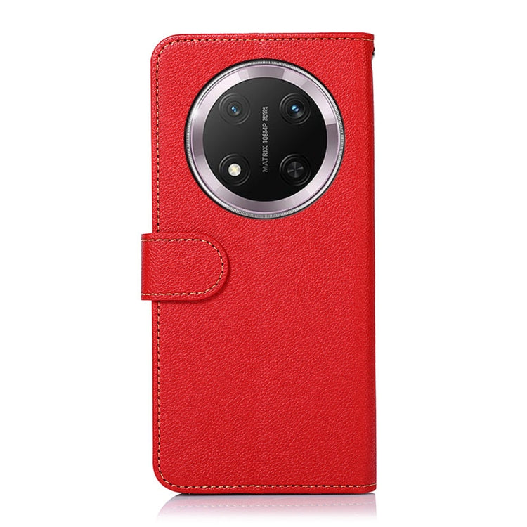 For Honor X9c KHAZNEH Litchi Texture Leather RFID Phone Case