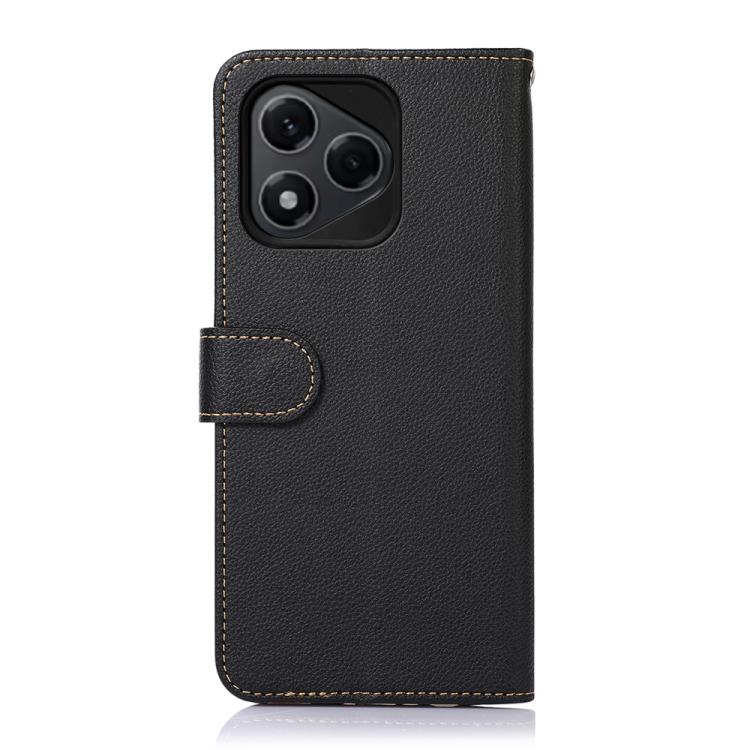 For Honor 400 Lite Global KHAZNEH Litchi Texture Leather RFID Phone Case