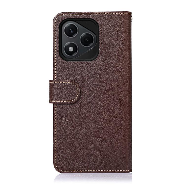 For Honor 400 Lite Global KHAZNEH Litchi Texture Leather RFID Phone Case