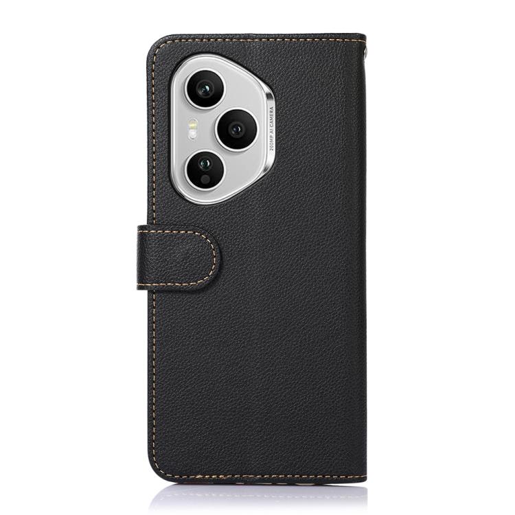 For Honor 400 Pro Global 160.8mm KHAZNEH Litchi Texture Leather RFID Phone Case