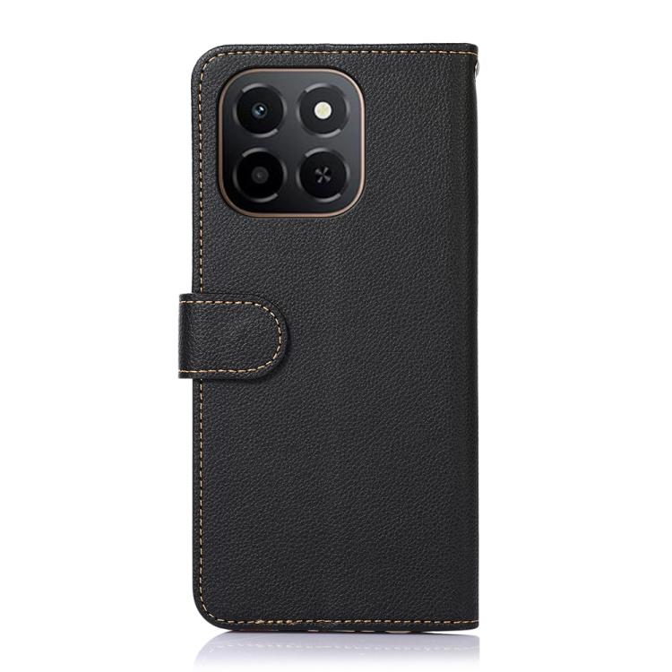 For Honor X6c 4G KHAZNEH Litchi Texture Leather RFID Phone Case