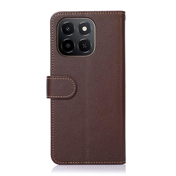 For Honor X6c 4G KHAZNEH Litchi Texture Leather RFID Phone Case