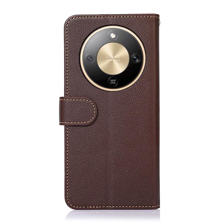 For Honor X9d 5G / Magic8 Lite KHAZNEH Litchi Texture Leather RFID Phone Case