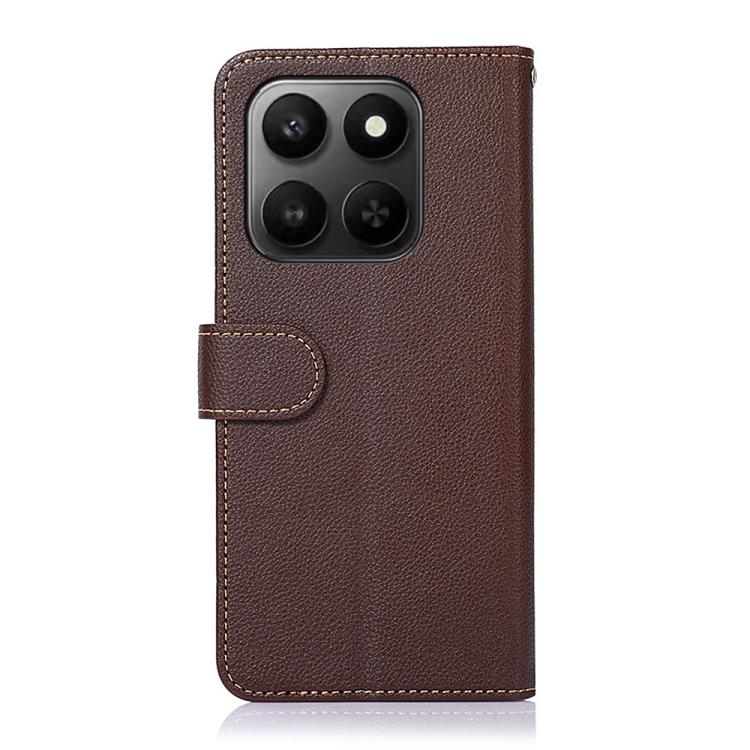 For Honor 400 Smart / X7d KHAZNEH Litchi Texture Leather RFID Phone Case