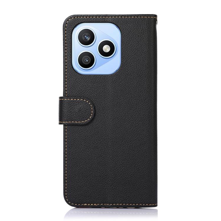 For Honor X8d 4G KHAZNEH Litchi Texture Leather RFID Phone Case