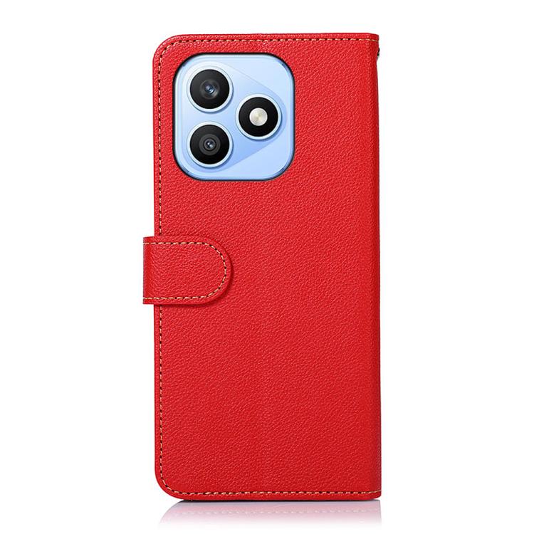 For Honor X8d 4G KHAZNEH Litchi Texture Leather RFID Phone Case