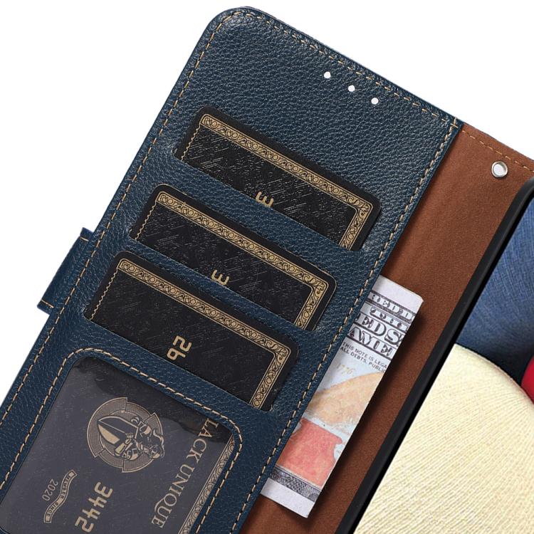 For Honor X8d 4G KHAZNEH Litchi Texture Leather RFID Phone Case