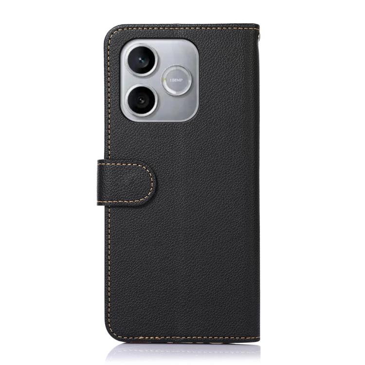 For Honor 600 Lite Global KHAZNEH Litchi Texture Leather RFID Phone Case