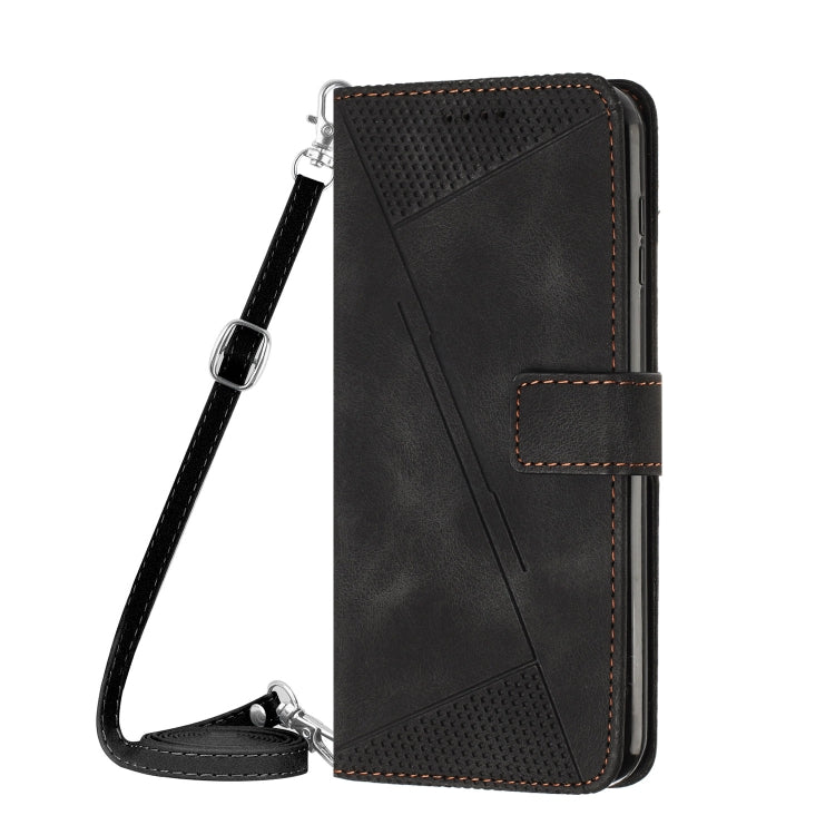For Sony Xperia 1 VI Dream Triangle Leather Phone Case with Lanyard