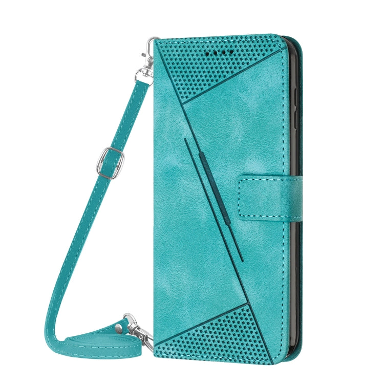 For Sony Xperia 10 VI Dream Triangle Leather Phone Case with Lanyard
