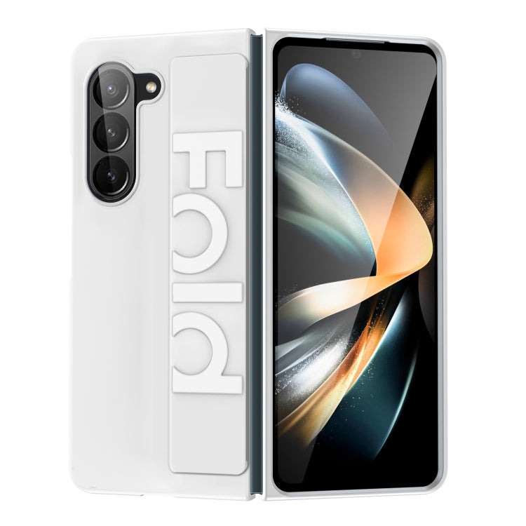 For Samsung Galaxy Z Fold5 Skin Feel Elastic Wristband Shockproof Phone Case