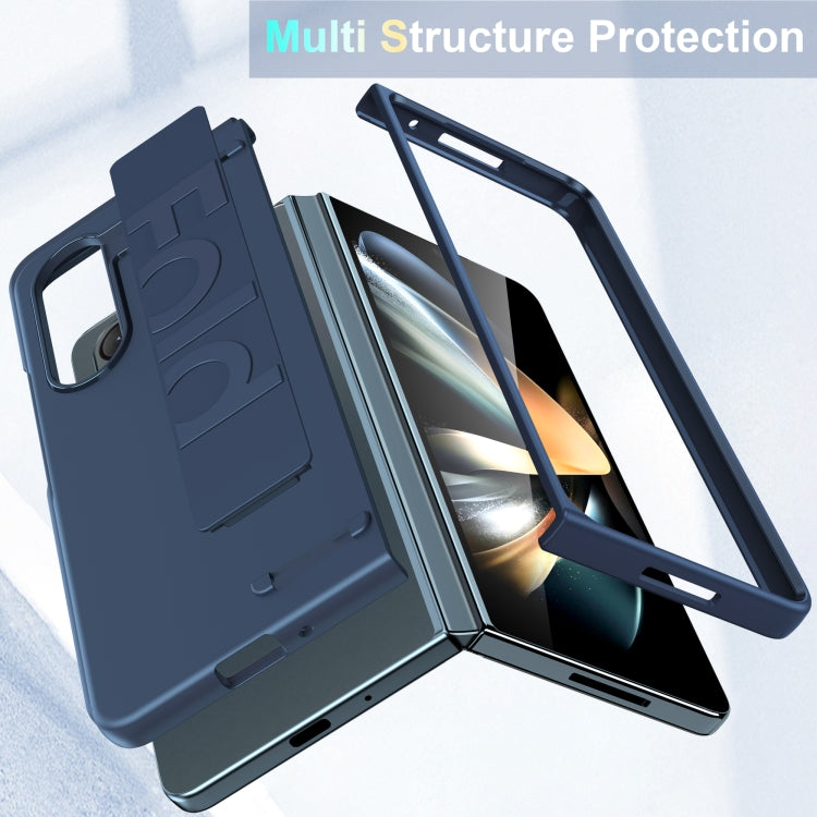 For Samsung Galaxy Z Fold5 Skin Feel Elastic Wristband Shockproof Phone Case
