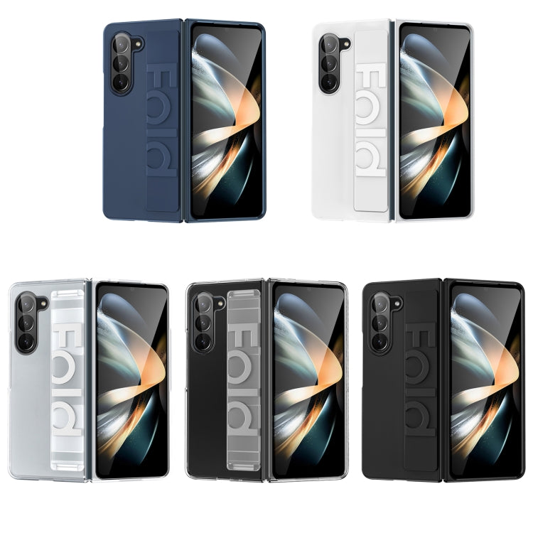 For Samsung Galaxy Z Fold5 Skin Feel Elastic Wristband Shockproof Phone Case