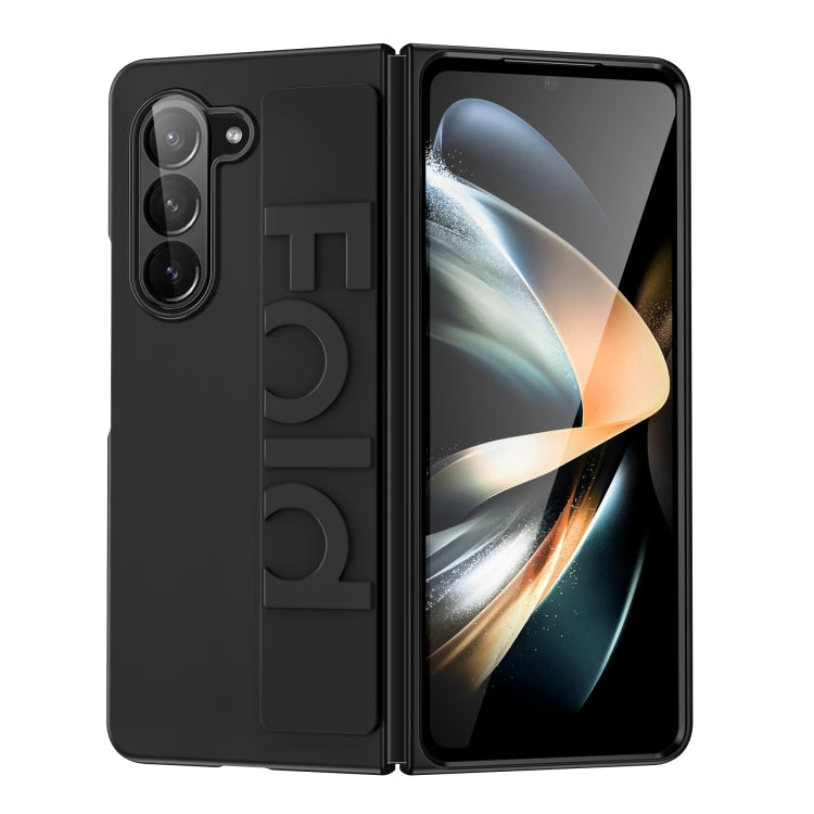 For Samsung Galaxy Z Fold5 Skin Feel Elastic Wristband Shockproof Phone Case