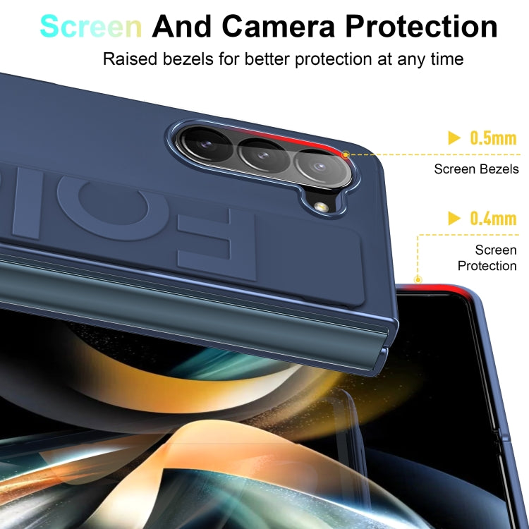 For Samsung Galaxy Z Fold5 Skin Feel Elastic Wristband Shockproof Phone Case