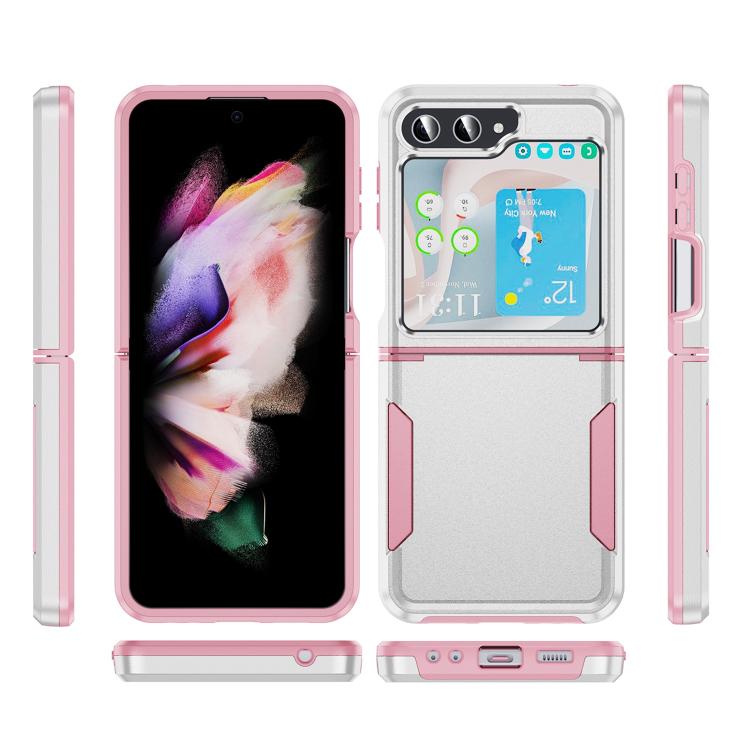 For Samsung Galaxy Z Flip6 5G Pioneer Armor Heavy Duty PC Hybrid TPU Phone Case