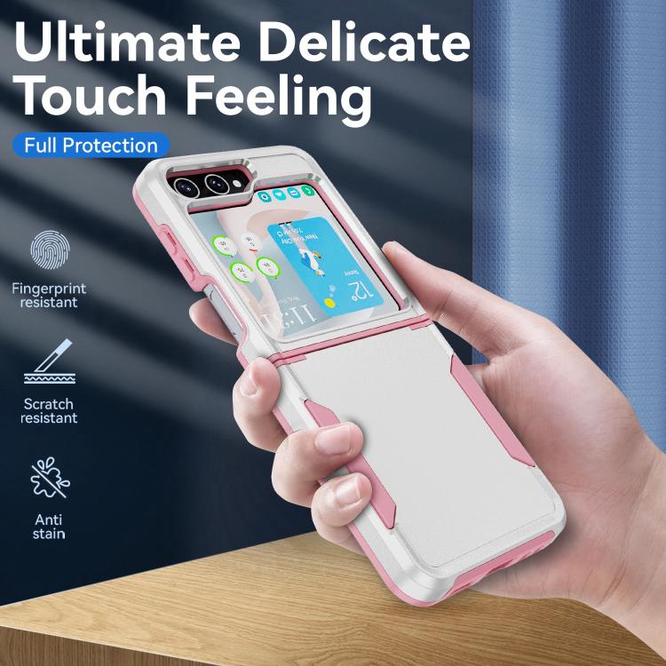 For Samsung Galaxy Z Flip6 5G Pioneer Armor Heavy Duty PC Hybrid TPU Phone Case