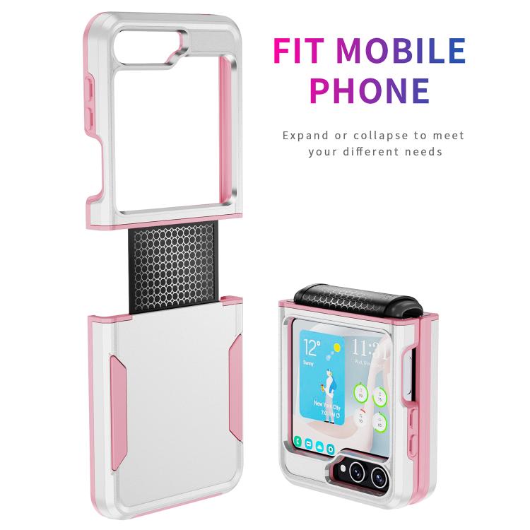 For Samsung Galaxy Z Flip6 5G Pioneer Armor Heavy Duty PC Hybrid TPU Phone Case
