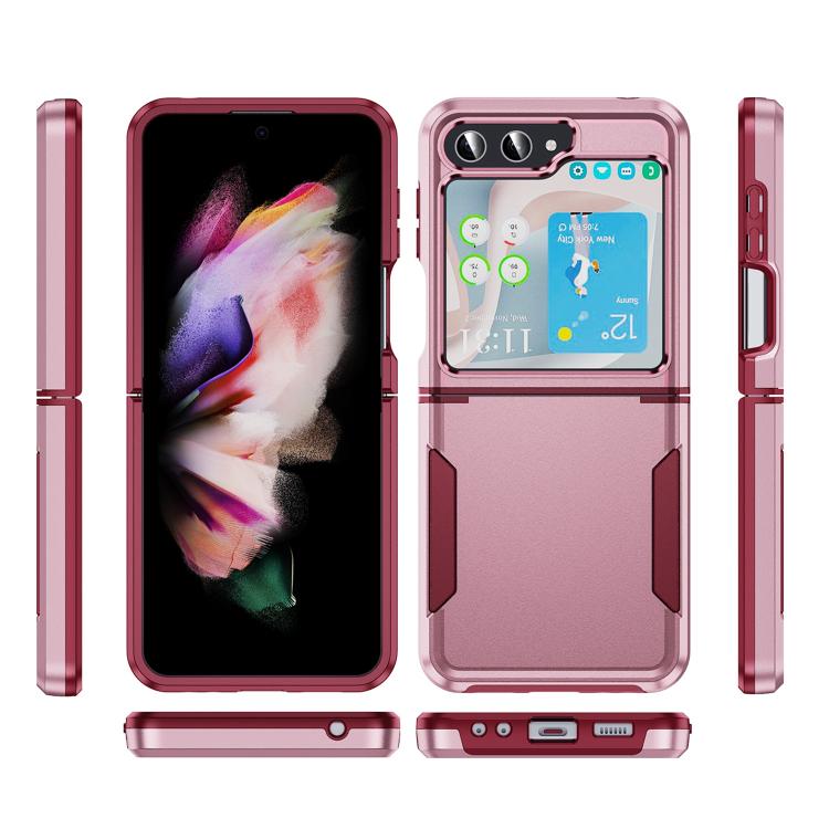 For Samsung Galaxy Z Flip6 5G Pioneer Armor Heavy Duty PC Hybrid TPU Phone Case