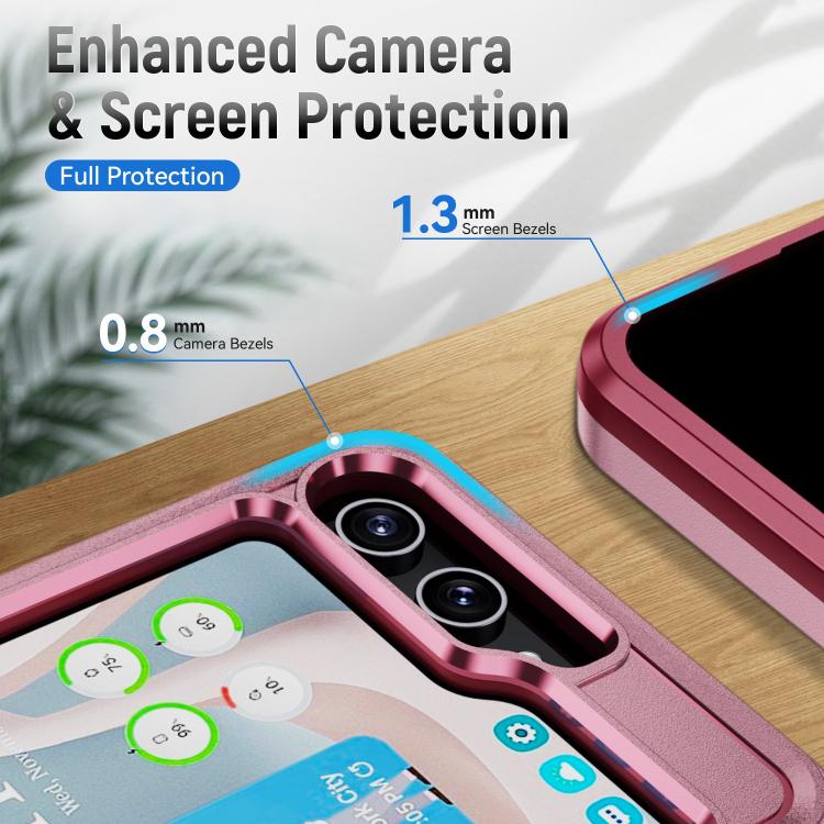For Samsung Galaxy Z Flip6 5G Pioneer Armor Heavy Duty PC Hybrid TPU Phone Case