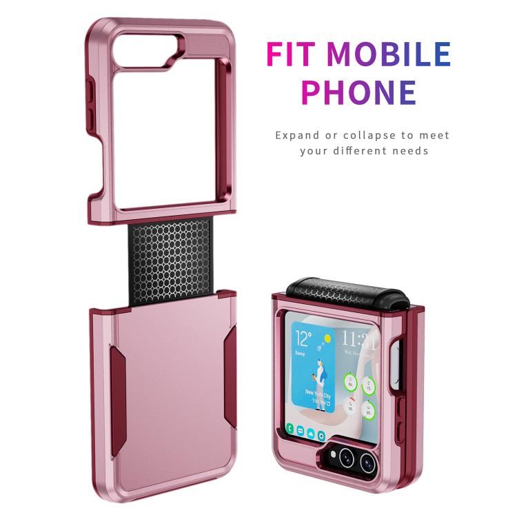 For Samsung Galaxy Z Flip6 5G Pioneer Armor Heavy Duty PC Hybrid TPU Phone Case